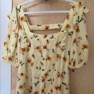 Sunflower shirt has NEVER BEEN WORN! Both are from Maurice’s.